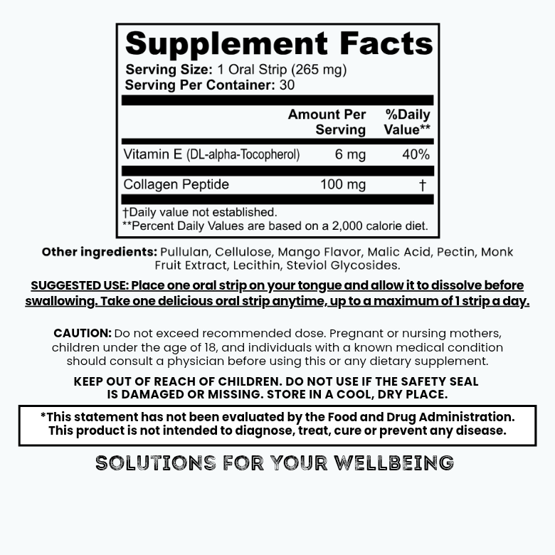 COLLAGEN Peptide Strips